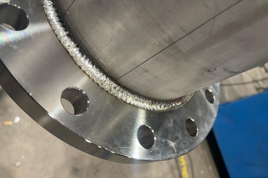 Brida inspección soldadura